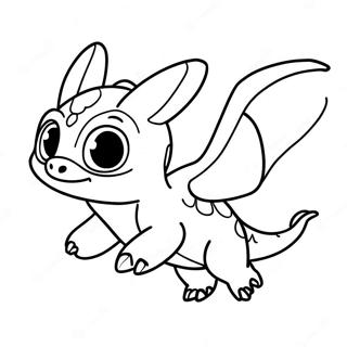 Baby Toothless Coloring Pages