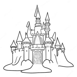 Ice Queen Coloring Pages