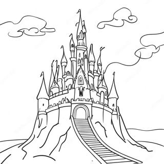 Ice Queen Majestic Castle Coloring Page 46962-37635