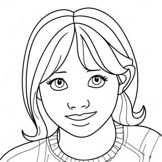 Lizzie Mcguire Coloring Pages