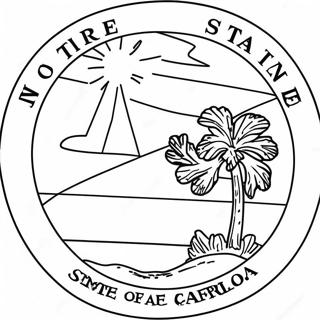 North Carolina State Flag Coloring Page 46992-37666