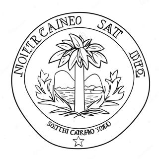 North Carolina State Flag Coloring Page 46992-37667