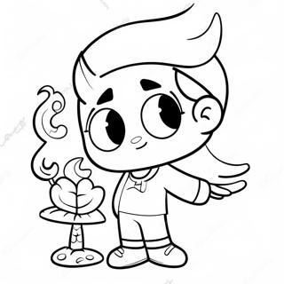 Timmy Turner With Fairy Godparents Coloring Page 4702-3930