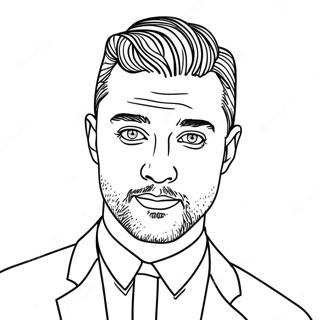 Justin Timberlake Coloring Pages