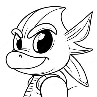 Espio Coloring Page 47072-37722