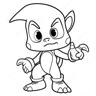 Espio Coloring Page 47072-37724