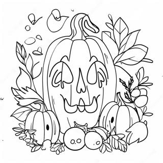 Samhain Celebration Coloring Page 47092-37739