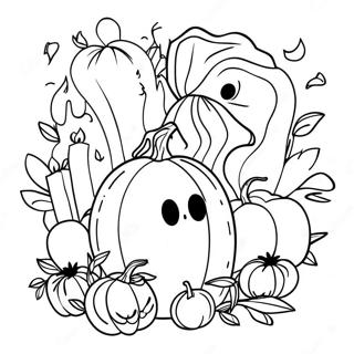 Samhain Celebration Coloring Page 47092-37740