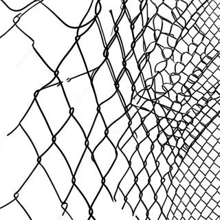 Chain Link Fence Coloring Page 47112-37751