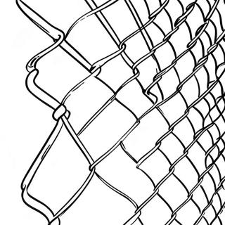 Chain Link Fence Coloring Page 47112-37752