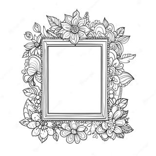 Picture Frame Coloring Pages