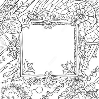 Picture Frame Coloring Page 47142-37774