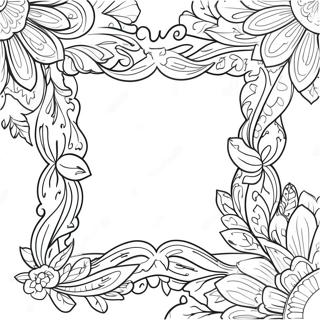 Picture Frame Coloring Page 47142-37776