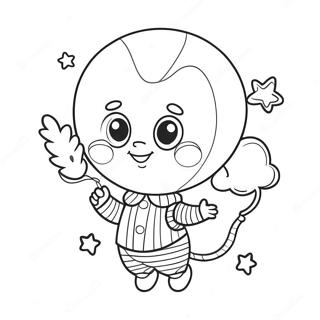 Baby Boy Fun Balloon Coloring Page 47153-37793