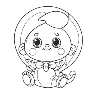 Baby Boy Fun Balloon Coloring Page 47153-37794