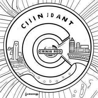 Cincinnati Reds Coloring Pages