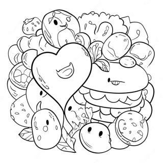 Colorful Taste Buds Coloring Page 47193-37823