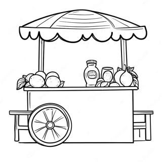 Lemonade Stand Coloring Page 47202-37826