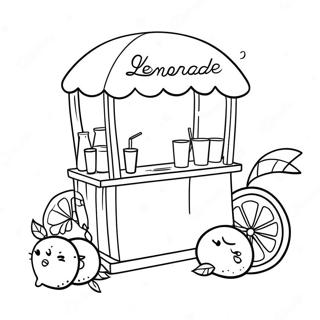 Lemonade Stand Coloring Page 47202-37827