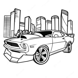 Fast And Furious Car Coloring Pages