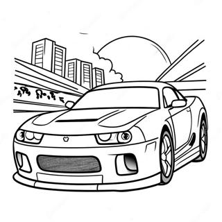 Fast And Furious Car Coloring Pages