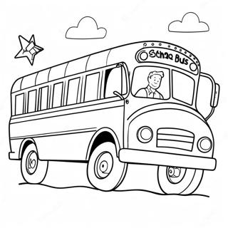 Magic School Bus Coloring Pages