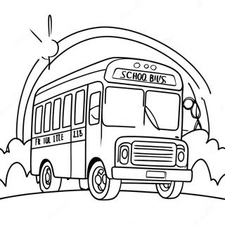 Magic School Bus Coloring Page 4721-3947