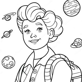 Magic School Bus Coloring Pages