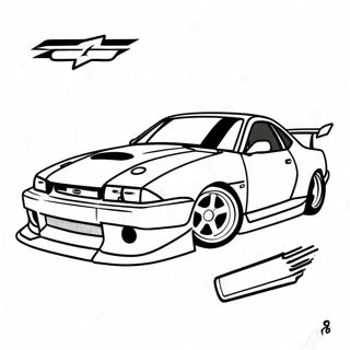 Need For Speed Drift Car Coloring Page 47253-37869