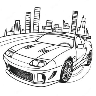 Need For Speed Drift Car Coloring Page 47253-37871