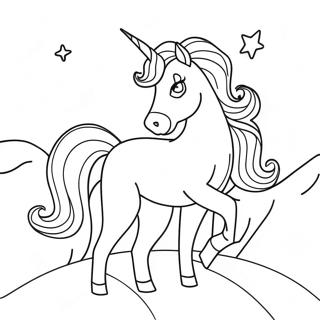 The Last Unicorn Magical Coloring Page 47272-37888