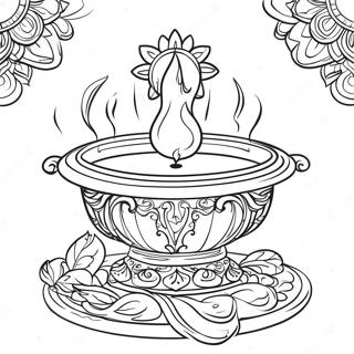 Golden Altar Of Incense Coloring Page 47283-37899