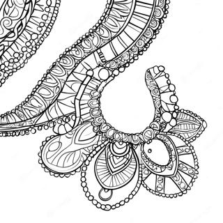 Necklace Coloring Pages