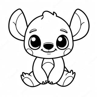 Cute Baby Stitch Coloring Pages