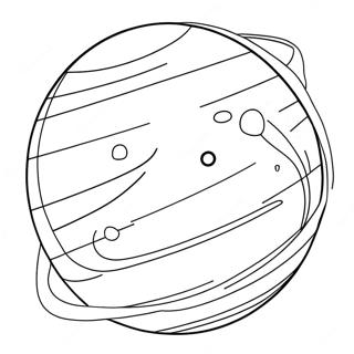 Colorful Uranus Planet Coloring Page 47313-37918