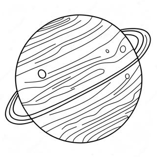 Colorful Uranus Planet Coloring Page 47313-37920