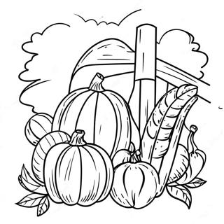 Harvest Coloring Page 4731-3950