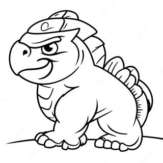 Iowa State University Mascot Coloring Page 47333-37935