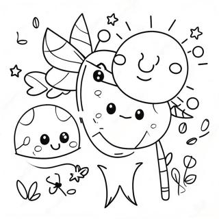 Happy Sight Words Coloring Page 47343-37944