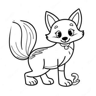 Fox In Socks Coloring Pages