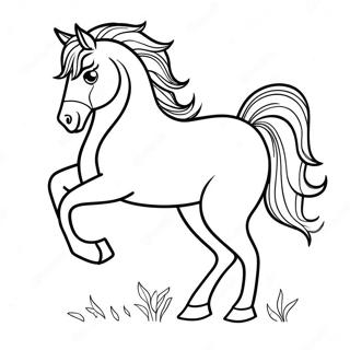 Beautiful Horse Coloring Pages