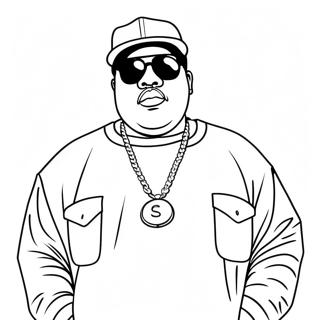 Biggie Smalls Coloring Pages