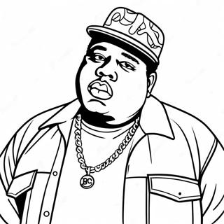 Biggie Smalls Coloring Page 47382-37970