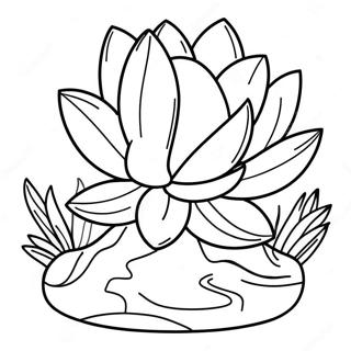 Cute Succulent Plant Coloring Page 47403-37992