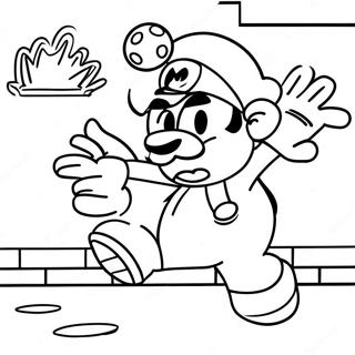 Super Mario Bros Movie Coloring Page 4741-3960