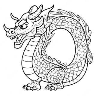 Chinese Dragon Coloring Page 47423-38009