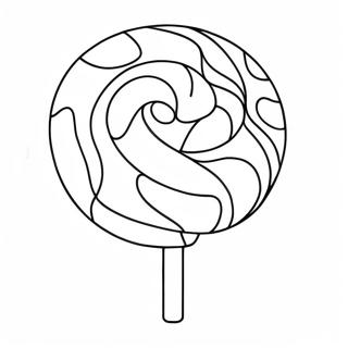 Adorable Lollipop Coloring Page 47463-38037