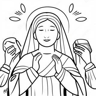 Worship Coloring Page 47472-38046