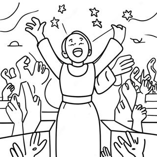 Worship Coloring Pages