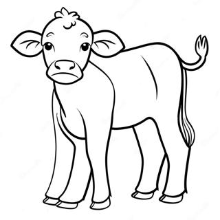 Calf Coloring Pages